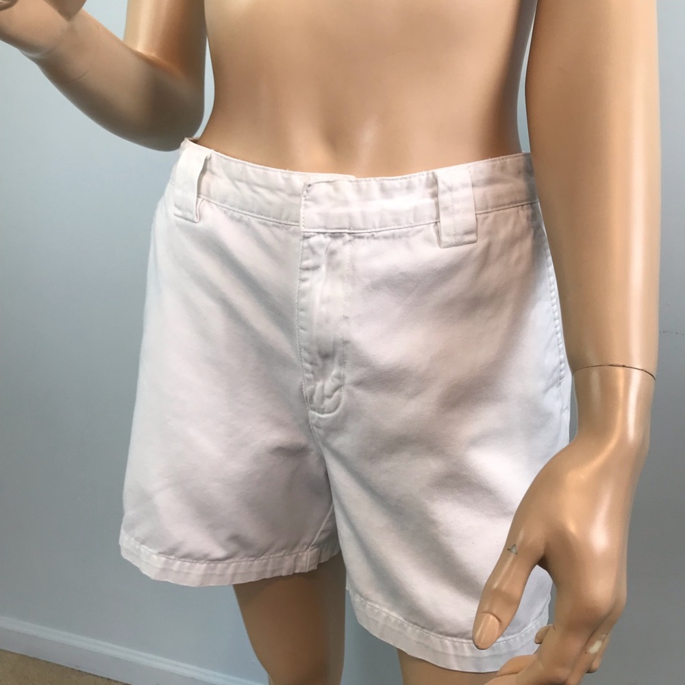 💜Calvin Klein Jeans White casual jean shorts 8